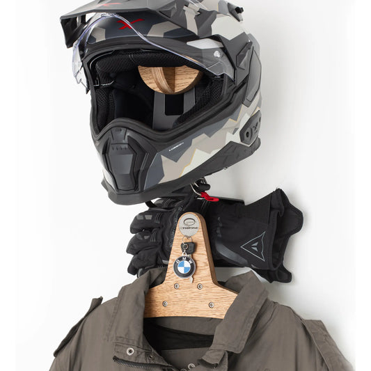 All-in-One Helmet and Jacket Hanger