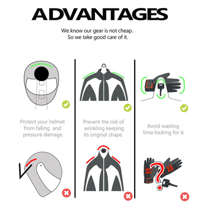 All-in-One Helmet and Jacket Hanger